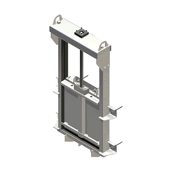 Penstocks - Sluice Gate Valves DN 150 - DN 4000 rectangular or square shape, aluminium alloy, HDPE, stainless steel 304 (1.4301), 316 (1.4571) and Duplex (1.4462).